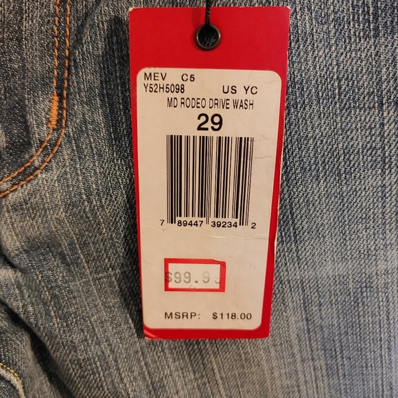 Guess Premium NWT Vintage Flare Jeans Size 29 - Picture 2 of 5